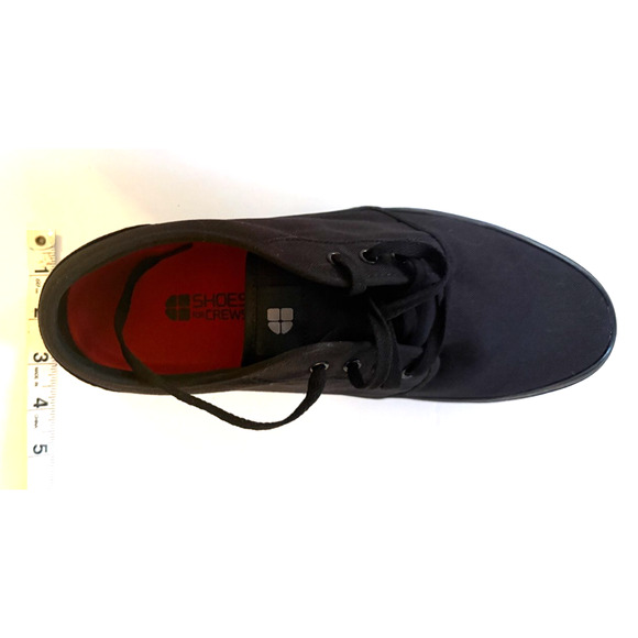 Shoes For Crews Merlin Canvas Work Sneakers Non-Slip Black Men’s 12 / Women's 13 - Picture 9 of 9
